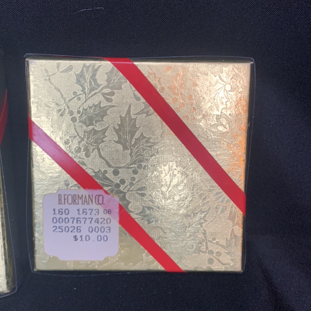 Set of 3 vintage Kirk Stieff silver plate and pewter christmas ornaments - Picture 7 of 7